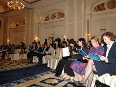 Guests seated for the concert in the Salisbury Room