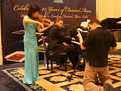 Tianwa Yang and Markus Hadulla filmed by CNN